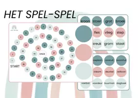 Voorbeeld - Spel-spel - kern 8 VLL - maan - Voorblad