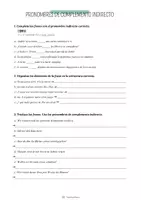 Vorschau - Merkblätter - Merkblatt und Aufgaben - los pronombres de complemento indirecto - indirekte Objektpronomen - Seite 3