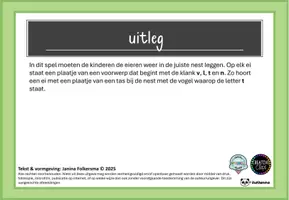 Voorbeeld - Eieren sorteren - beginklank (Lente) - Pagina 2