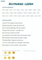 Voorbeeld - Huiswerken technisch lezen derde leerjaar - Pagina 3