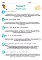 Vorschau - Arbeitsblätter - Klimapakt Arbeitsblatt 7. & 8. Klasse Klimaziele AB mit Lösungen - Seite 2