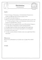 Vorschau - Mal- und Bastelvorlagen - Osterkörbchen / Osternest Bastelprojekt Frühling - Seite 2