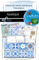 Vorschau - Mal- und Bastelvorlagen - Portugiesische Azulejos: Schritt-für-Schritt Anleitung - Deckblatt