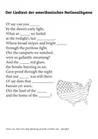 Vorschau - Arbeitsblätter - Die Amerikanische Nationalhymne - Seite 2