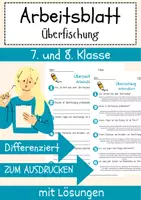 Vorschau - Arbeitsblätter - Überfischung Arbeitsblatt 7. & 8. Klasse Fischereirechte AB mit Lösungen - Deckblatt