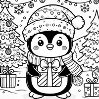 anteprima - Materiale per pittura e bricolage - Natale Disegni da Colorare (50 Illustrazioni) - Pagina 1