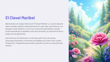 Vista previa - Presentaciones - El Clavel Maribel - Portada