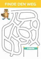 Vorschau - Arbeitsblätter - Feinmotorik Übungen für Kinder. Schwungübungen Kinder. Schreibübungen. Lernblätter für Kinder. - Seite 3