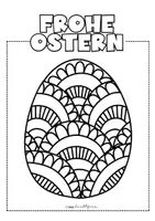 Vorschau - Mal- und Bastelvorlagen - Ostern | Ausmalbilder | Ostereier - Seite 1