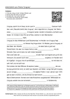 Vorschau - Arbeitsblätter - Arbeitsblätter zum Thema "Uruguay" (Lückentext, Hörverstehen) + Lösung & MP3 - Deckblatt