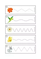 Vista previa - Tarjetas / Manipulativos - LLAVERO TRAZOS PRIMAVERA - página 3