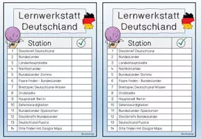 Vorschau - Arbeitsblätter - DEUTSCHLAND Materialpaket - Seite 1