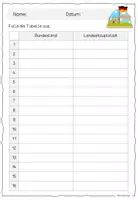 Vorschau - Arbeitsblätter - Bundesländer/ Landeshauptstädte / Arbeitsblatt - Seite 3
