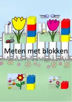 Voorbeeld - meten duploblokken - bloemen - Voorblad