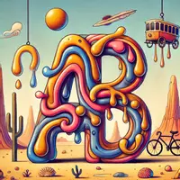 förhandsvisning - ABC Målarbok (Surrealistiska Målarbilder) - försättsblad