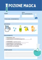 anteprima - Esperimenti - La POZIONE SPECIALE _Esperimento detersivo naturale - Pagina di copertina