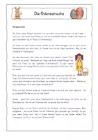 Vorschau - Arbeitsblätter - Lesespaziergang "Die Ostereiersuche" für Frühling / Ostern Klasse 1 - 3 - Seite 2