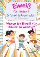 Vorschau - Arbeitsblätter - Eiweiß - warum es für Kinder wichtig ist! ARBEITSBLATT mit Lösung - Deckblatt
