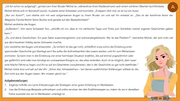 Vorschau - Stundenentwürfe - Stationsarbeit - Spannend erzählen - Grundlagen der Erzählung (Deutsch, Klasse 6/7) - Seite 1