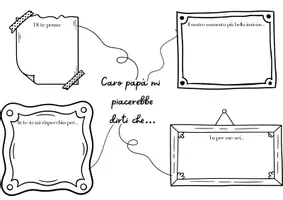 anteprima - Materiale interattivo - Biglietti per la festa del papà 💓 - Pagina di copertina