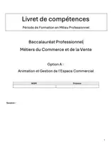 Aperçu - Outils du professeur - LIVRET DE SUIVI DE PFMP MCV OPTION A - Page de couverture