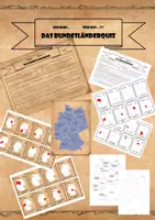 Vorschau - Arbeitsblätter - Ich habe... Wer hat...? Bundesländerquiz - Deckblatt