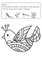 Vorschau - Arbeitsblätter - Leuchtende Vögel Fensterbilder | Frühling Sommer | bunte Vögel - Seite 2