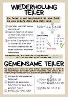 Vorschau - Arbeitsblätter - Größter gemeinsamer Teiler & Kleinstes gemeinsames Vielfaches – Verständlich erklärt mit Übungen - Seite 2