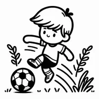 förhandsvisning - Fotboll Målarbok (49 Målarbilder) - sida 2