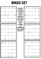 Vorschau - Spiele - SIMPEL PAST Bingo für 24 Schüler - Seite 1