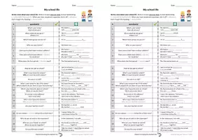 Vorschau - Arbeitsblätter - Zwei Schreibaufgaben für die fünfte Klasse (passend zu Orange Line 1 Unit 2 + Unit 3) - Seite 2