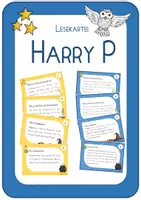 Vorschau - Text - Differenzierte Lesekartei Harry P - Deckblatt