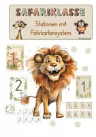Vorschau - Lehrpläne/Lehrermaterial - Fahrkartensytem - Werkarbeit oder Stationen Safariklassen - Deckblatt