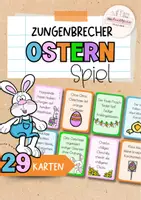 Vorschau - Spiele - Zungenbrecher | Ostern | Deutsch - Deckblatt