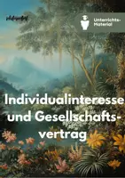 Vorschau - Unterrichtsreihen - Rousseaus Gesellschaftsvertrag: Philosophie und Praxis - Unterrichtsreihe Ethik - Deckblatt