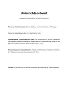 Vorschau - Stundenentwürfe - Prüfungsentwurf Sachunterricht-Bionik: die Klette (Kl. 3/4) - Seite 1