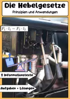 Vorschau - Arbeitsblätter - Hebelgesetze Mechanik: Hebelwirkung und Drehmoment - Deckblatt