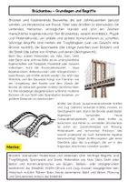 Vorschau - Arbeitsblätter - Der Brückenbau Materialien und Konstruktionen - Seite 1