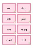 Voorbeeld - Woordkaartjes samenstelling - anker 5 - Pagina 1