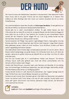 Vorschau - Arbeitsblätter - Verschiedene Haustiere (GA: Steckbrief/Plakat)_Kl.5 - Seite 1