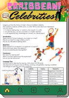Vorschau - Arbeitsblätter - Caribbean Celebrities Writing - Grade 9 - Deckblatt