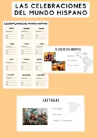 Vorschau - Arbeitsblätter - Celebraciones del mundo hispano, los meses - Deckblatt