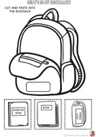 anteprima - Clipart / Immagini originali - Gli oggetti scolastici - inglese classe prima - Pagina 1
