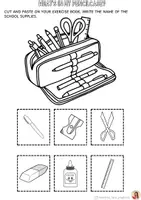 anteprima - Clipart / Immagini originali - Gli oggetti scolastici - inglese classe prima - Pagina 2