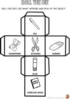 anteprima - Clipart / Immagini originali - Gli oggetti scolastici - inglese classe prima - Pagina 3