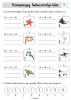 Vorschau - Arbeitsblätter - Rechenspaziergang - Addition mit Zehnerübergang - Seite 3