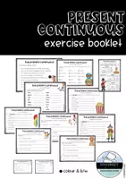 Vorschau - Stundenentwürfe - Present Continuous exercise booklet - Deckblatt