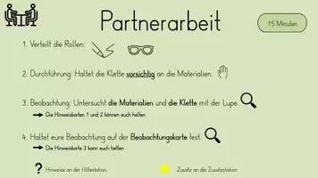 Vorschau - Präsentationen/Tafelbilder - digitales Tafelbild und Wortkarten - Tafelmaterial Unterrichtsstunde Klette - Seite 2