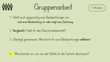 Vorschau - Präsentationen/Tafelbilder - digitales Tafelbild und Wortkarten - Tafelmaterial Unterrichtsstunde Klette - Seite 3