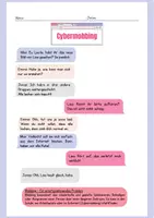 Vorschau - Stundenentwürfe - Cybermobbing Arbeitsblätter + Stundenverlaufsplan - Seite 1